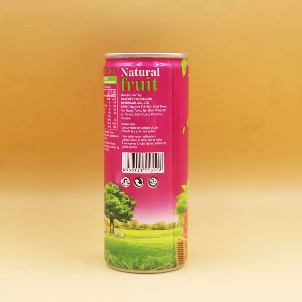 250ml VINUT Strawberry Juice Drink B