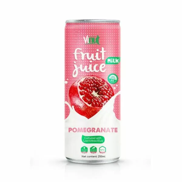 250ml VINUT Canned Health Drink Lactobacillus acidophilus plus Pomegranate Juice