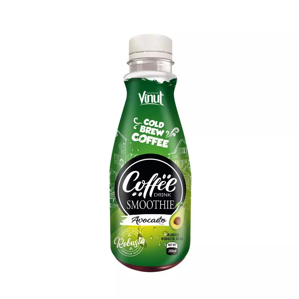 269ml VINUT Premium Smoothie Cold Brew Coffee Drink with Avocado juice