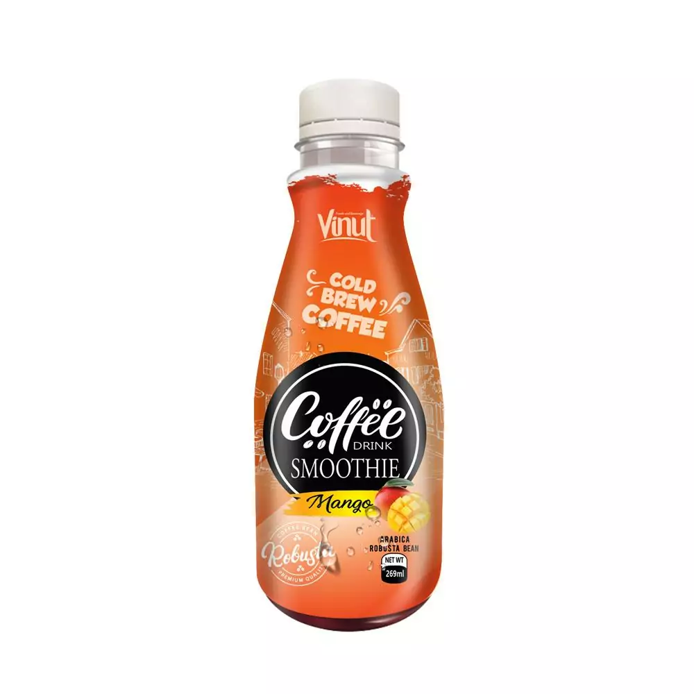 269ml VINUT Premium Smoothie Cold Brew Coffee Drink with Mango juice