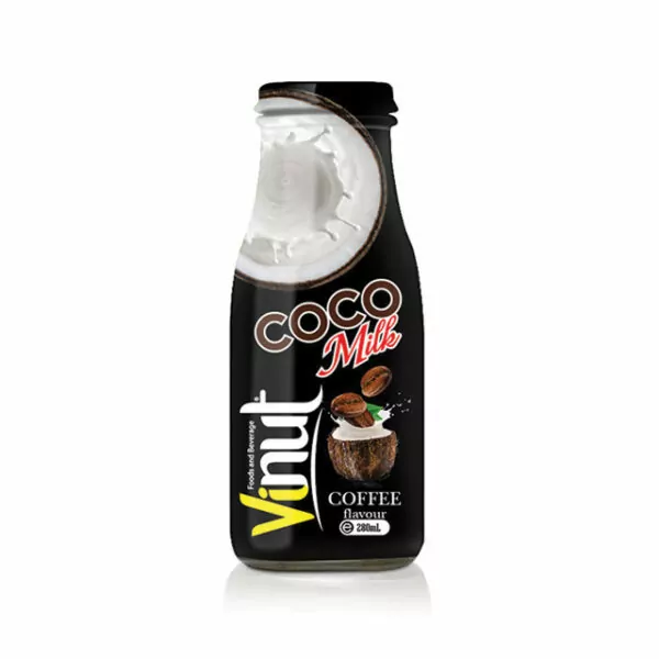 280ml VINUT Bottle Coconut milk with Coffee flavour