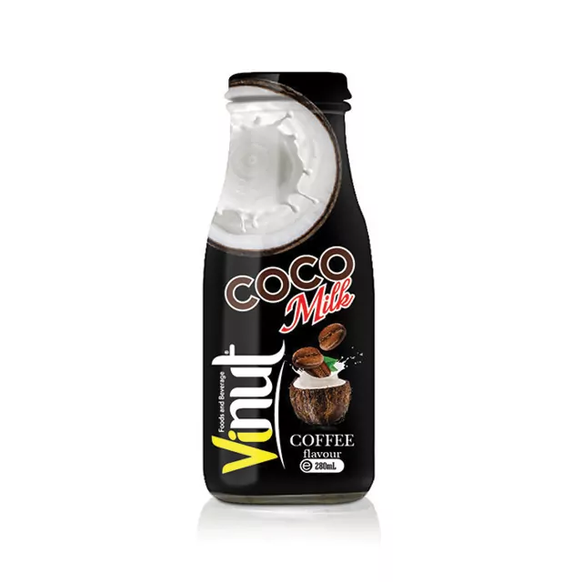 280ml VINUT Bottle Coconut milk with Coffee flavour