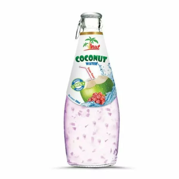 Coconut water with Grape flavour