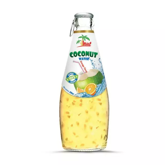 Coconut water with Orange flavour
