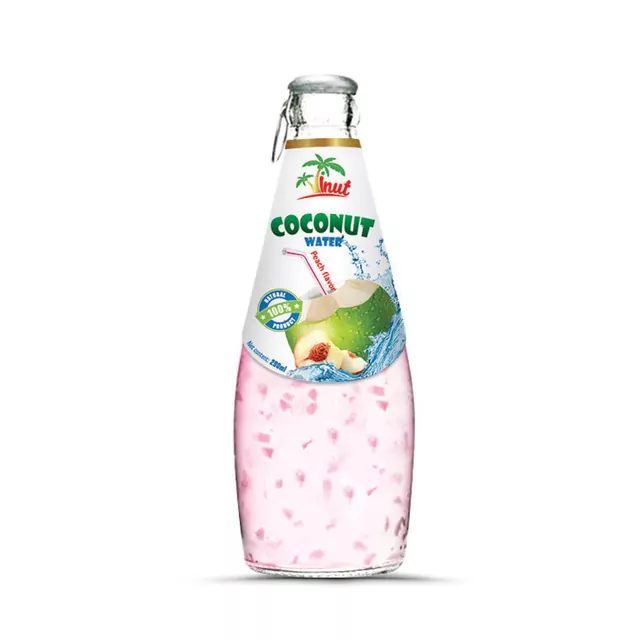 Coconut water with Peach flavour