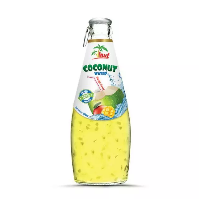 Coconut water with mango flavour