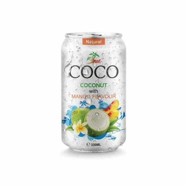 330ml VINUT Coconut water with mango flavour