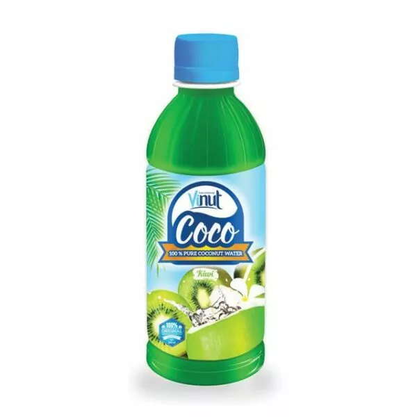 300ml VINUT bottle Natural Pure Coconut water kiwi flavour