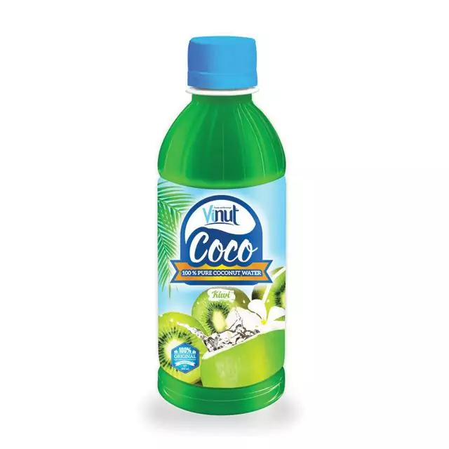 300ml VINUT bottle Natural Pure Coconut water kiwi flavour