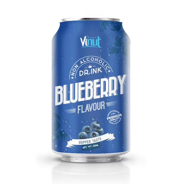 330 ml Canned Non Alcoholic Beer Drink Blueberry