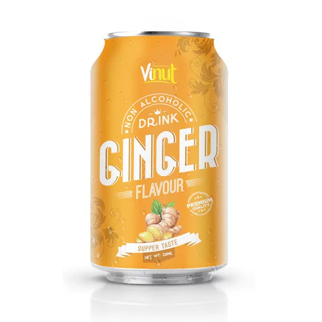 330 ml Canned Non Alcoholic Beer Drink Ginger Flavour