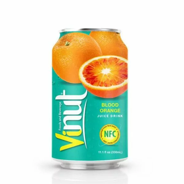 330ml VINUT Canned Blood Orange juice drink