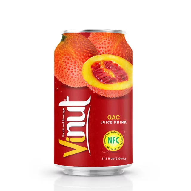 330ml VINUT Canned Gac juice drink