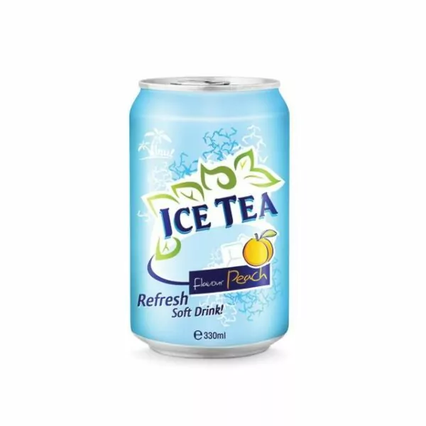 330ml VINUT Green Tea with Peach refresh soft drink
