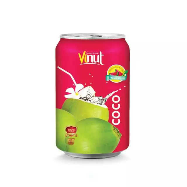 330ml VINUT Natural Coconut water with Watermelon flavour