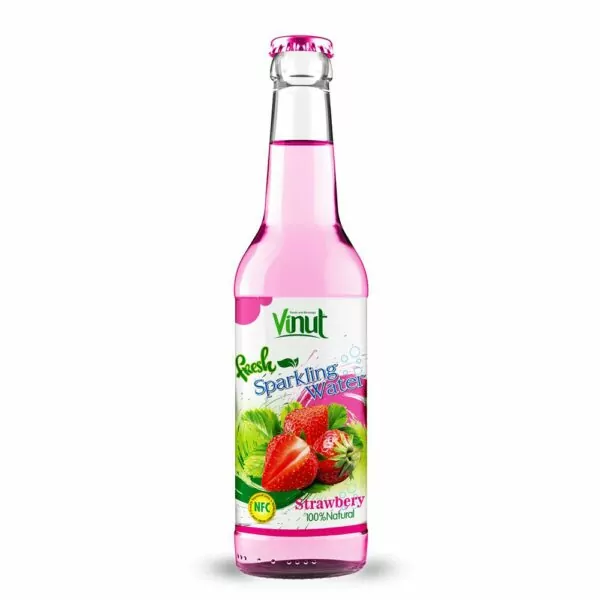Strawberry juice Sparkling water