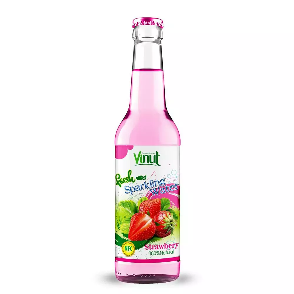 Strawberry juice Sparkling water