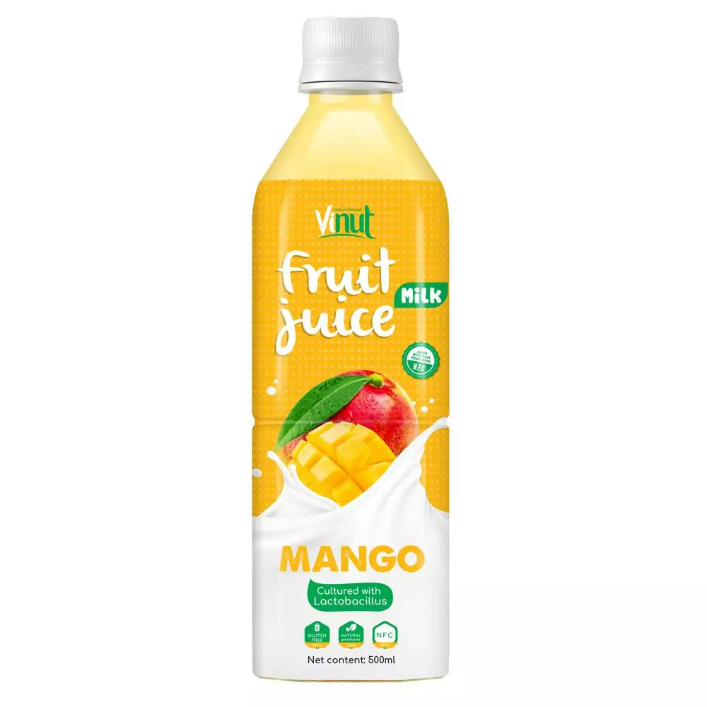 500ml VINUT Health Drink Lactobacillus acidophilus with Mango Juice