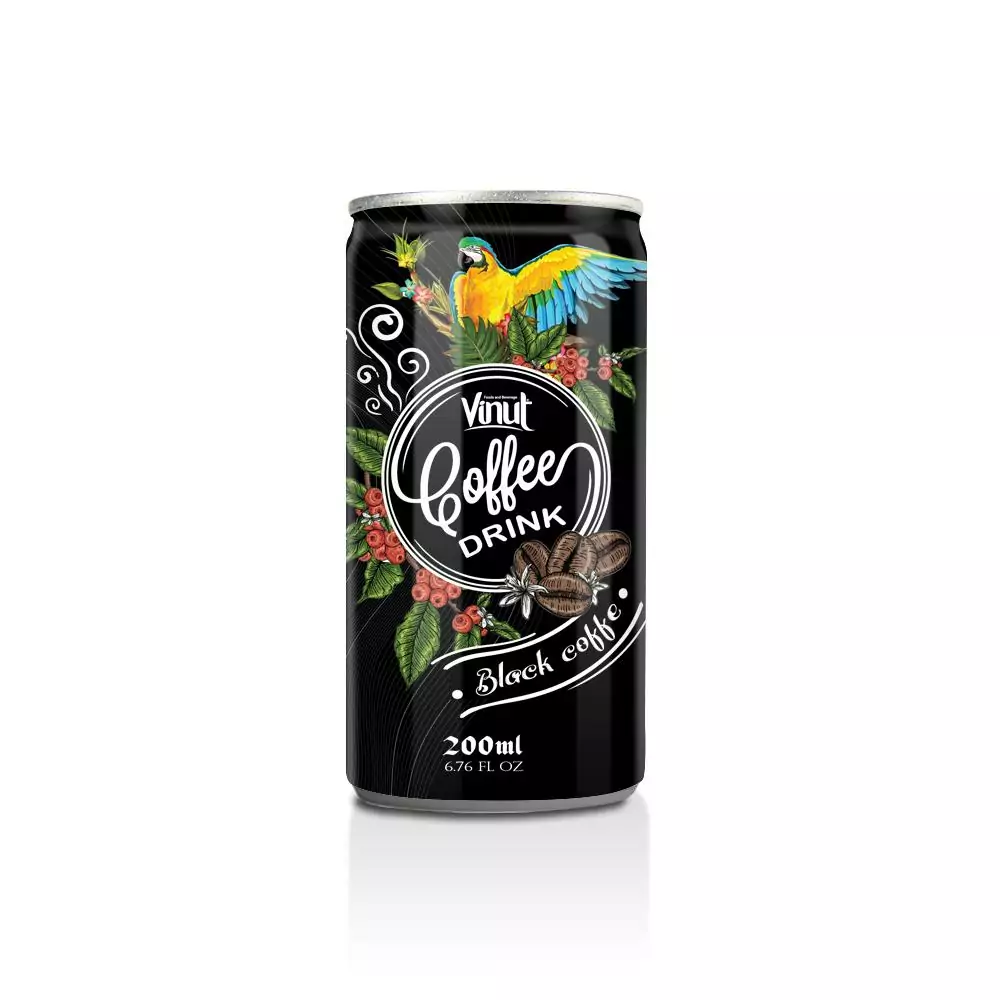 6.76 fl oz VINUT Canned Black Coffee Drink