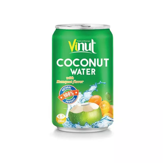 330ml VINUT Coconut water with Kumquat flavor