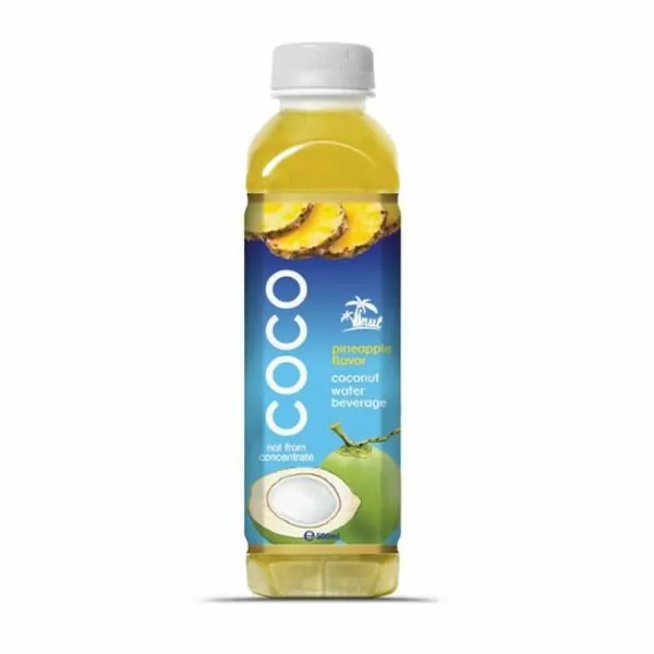 Coconut water with pineapple flavour