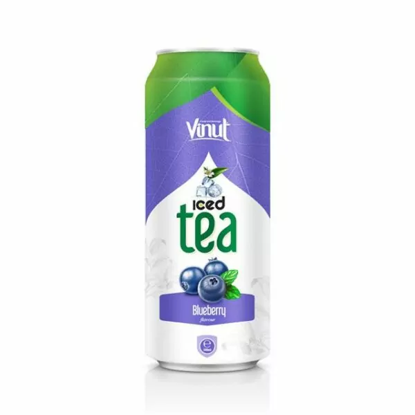 500ml VINUT Iced Green tea with Blueberry flavor