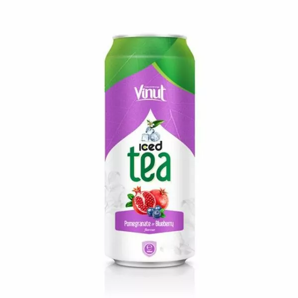 500ml VINUT Iced Green tea with Pomegranate & Blueberry