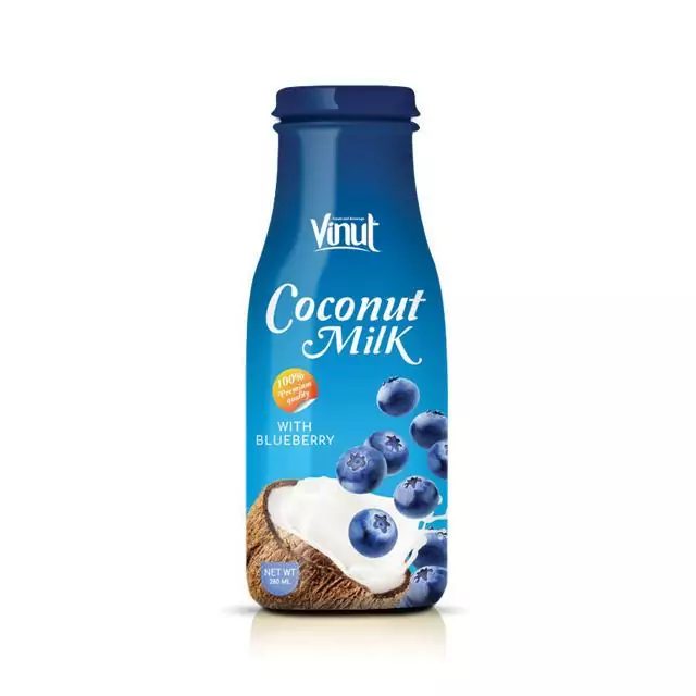 280ml VINUT bottle Premium Quality Coconut milk with Blueberry flavour