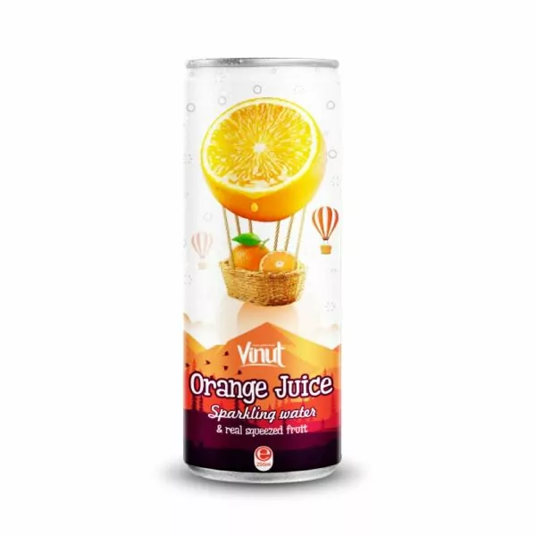250ml VINUT Sparkling Orange Juice water