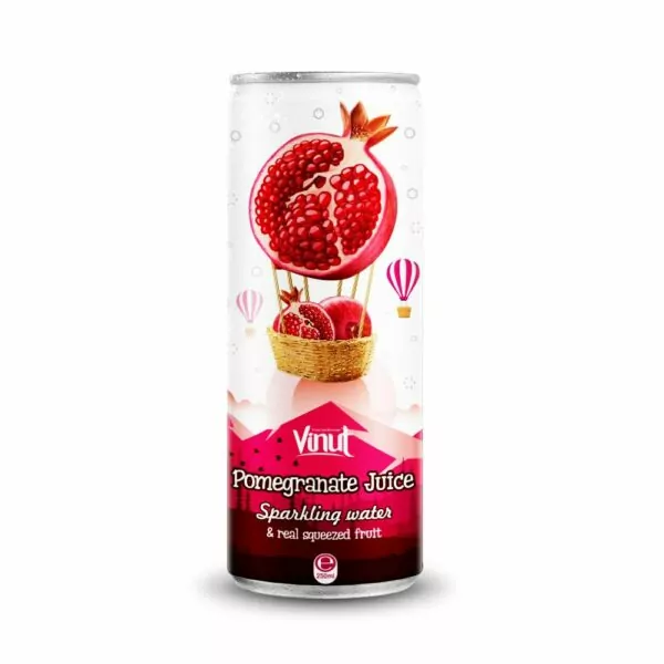 250ml VINUT Sparkling Pomegranate Juice water