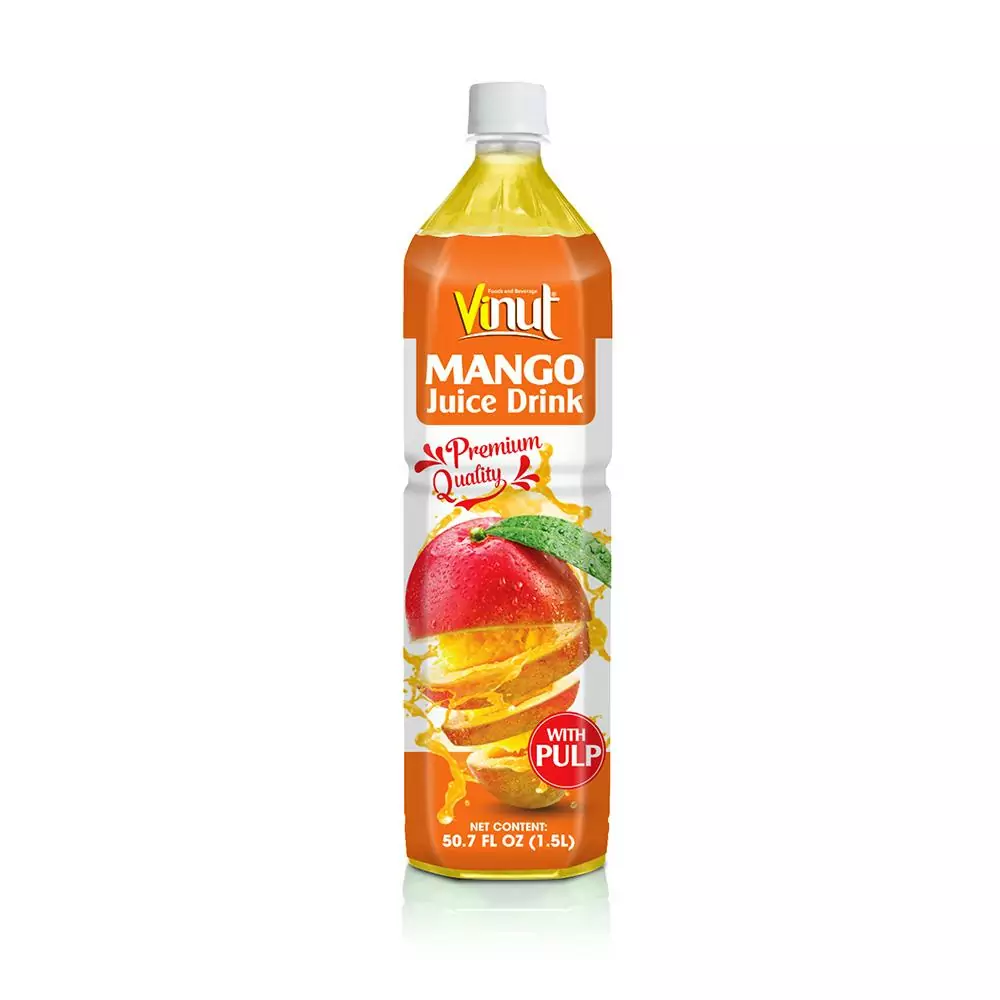 50.7 fl oz VINUT Premium Quality Mango Juice Drink with Pulp