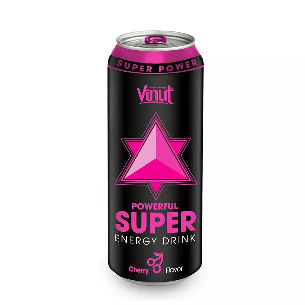 500ml VINUT Powerful Super Energy drink Cherry flavor A