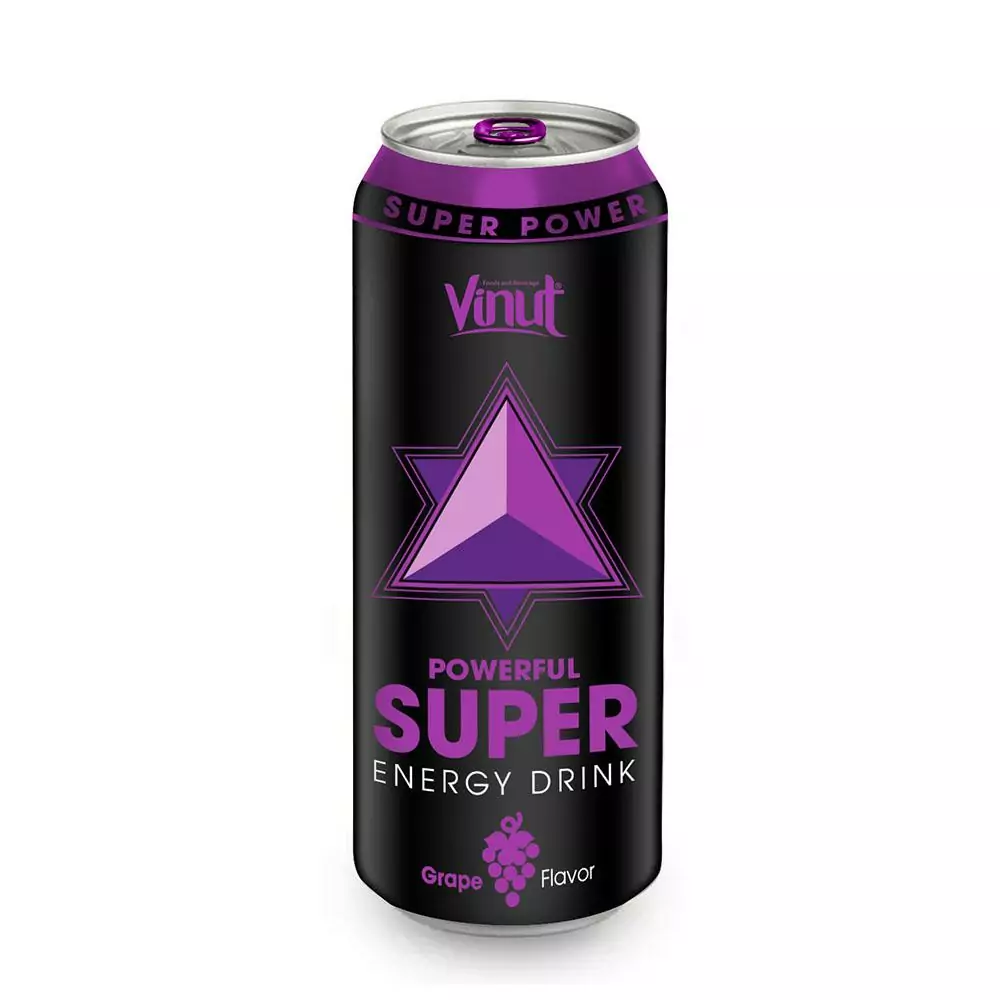 500ml VINUT Powerful Super Energy drink Grape flavor A