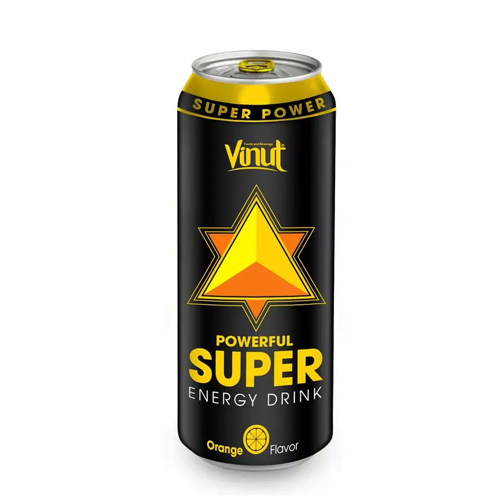 500ml VINUT Powerful Super Energy drink orange flavor A