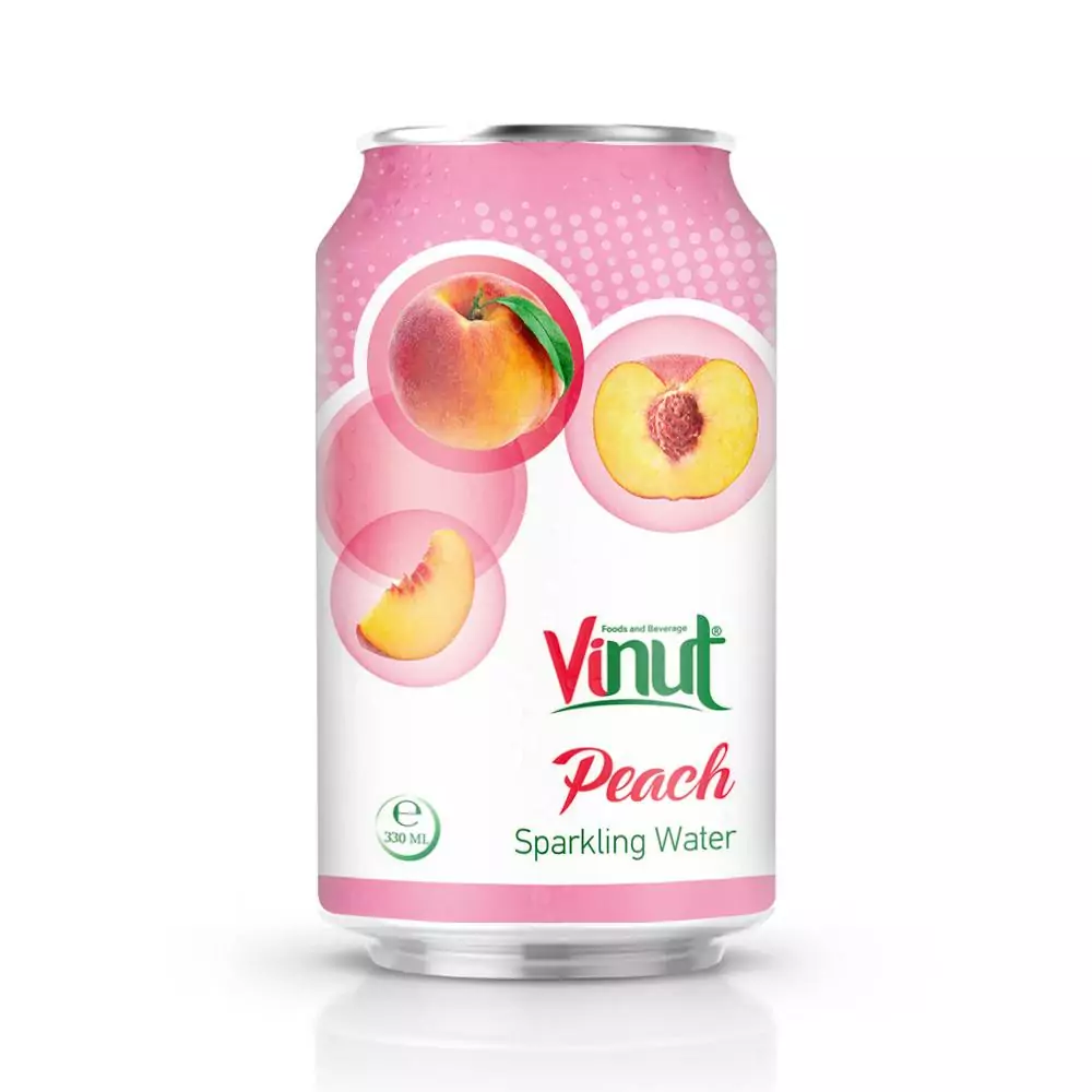 330ml VINUT Peach Sparkling water