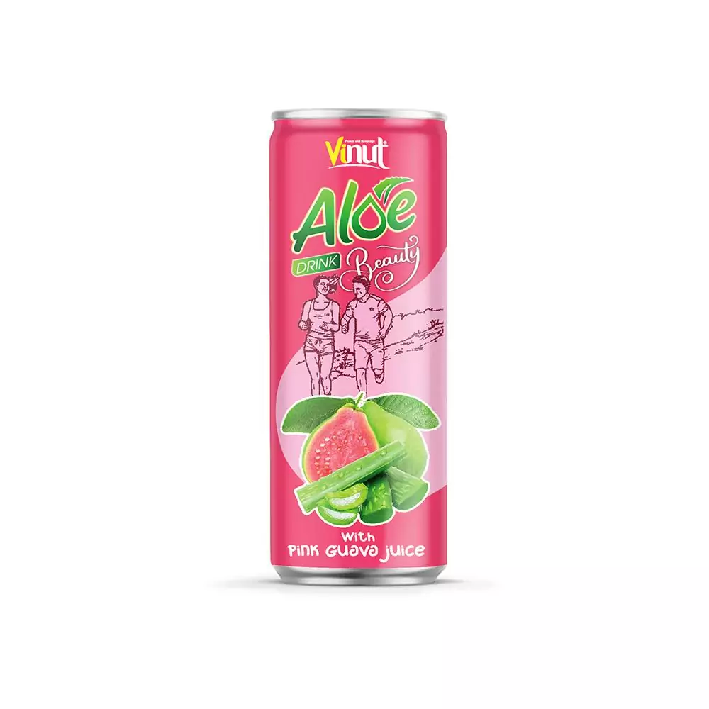 250ml VINUT Beauty Aloe vera drink with Guava juice