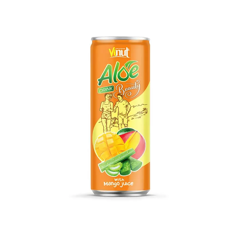 250ml VINUT Beauty Aloe vera drink with mango juice