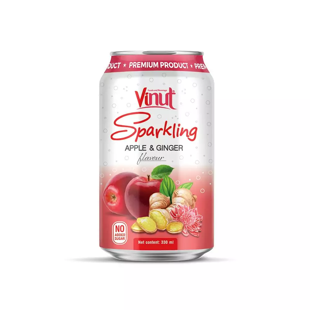 330ml VINUT Sparkling Apple & Ginger No Added Sugar