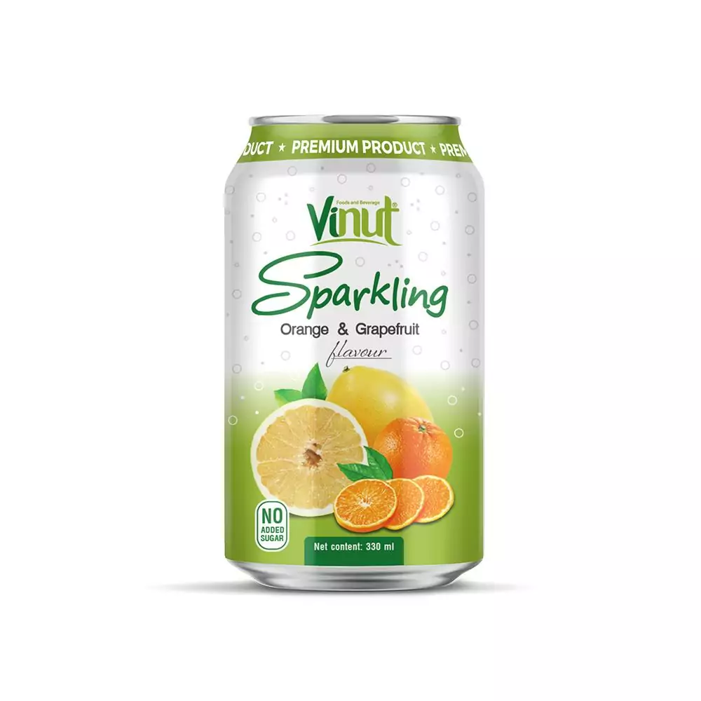 330ml VINUT Sparkling Orange & Grapefruit No Added Sugar