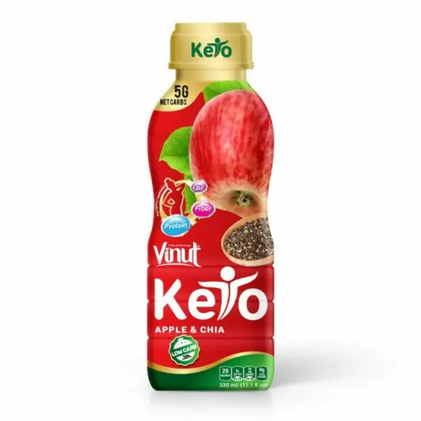 330ml VINUT Keto diet Apple juice with chia seed