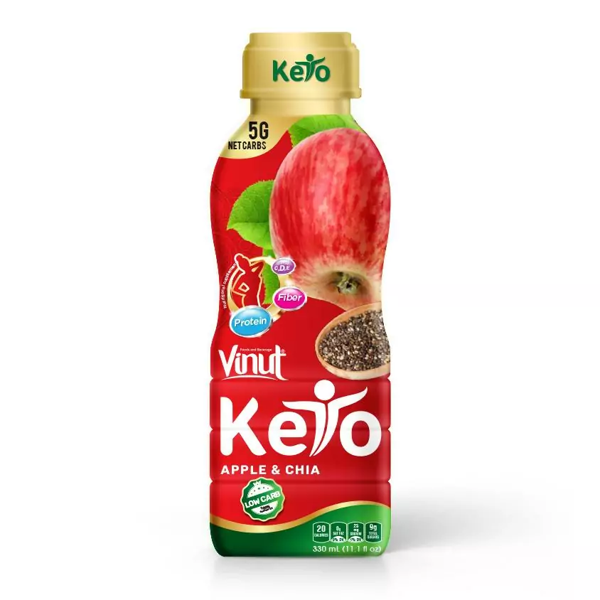 330ml VINUT Keto diet Apple juice with chia seed