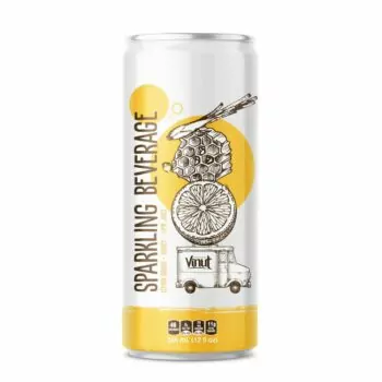 12 fl oz VINUT Sparkling Lemongrass with honey & lime juice