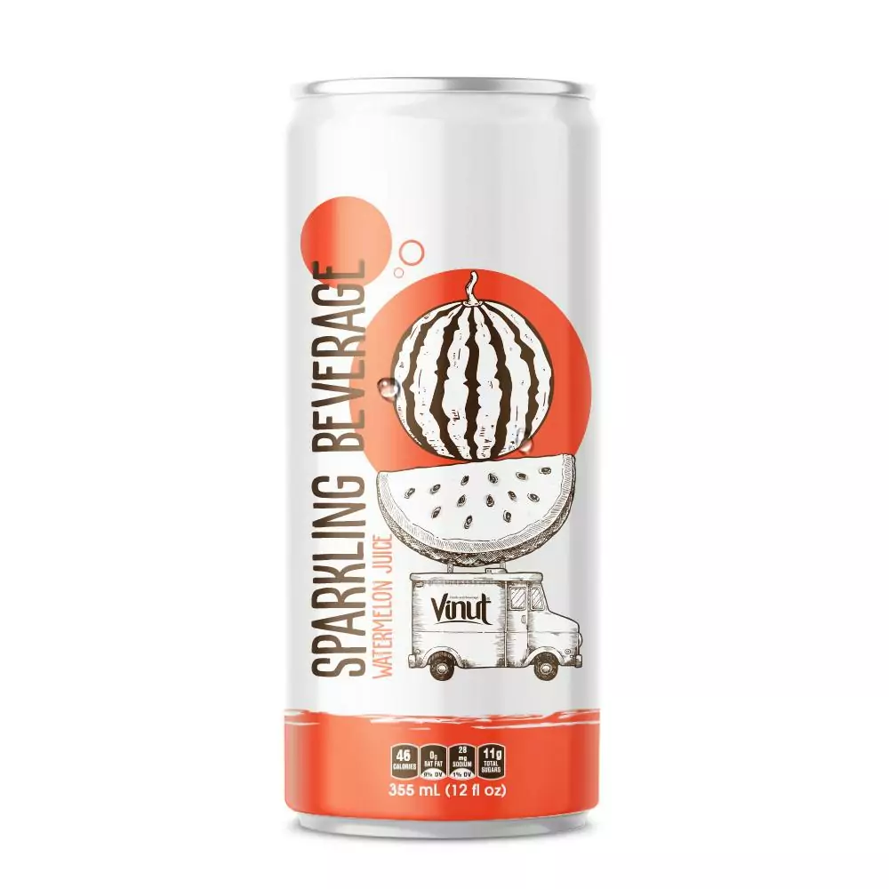 12 fl oz VINUT Sparkling Watermelon Juice