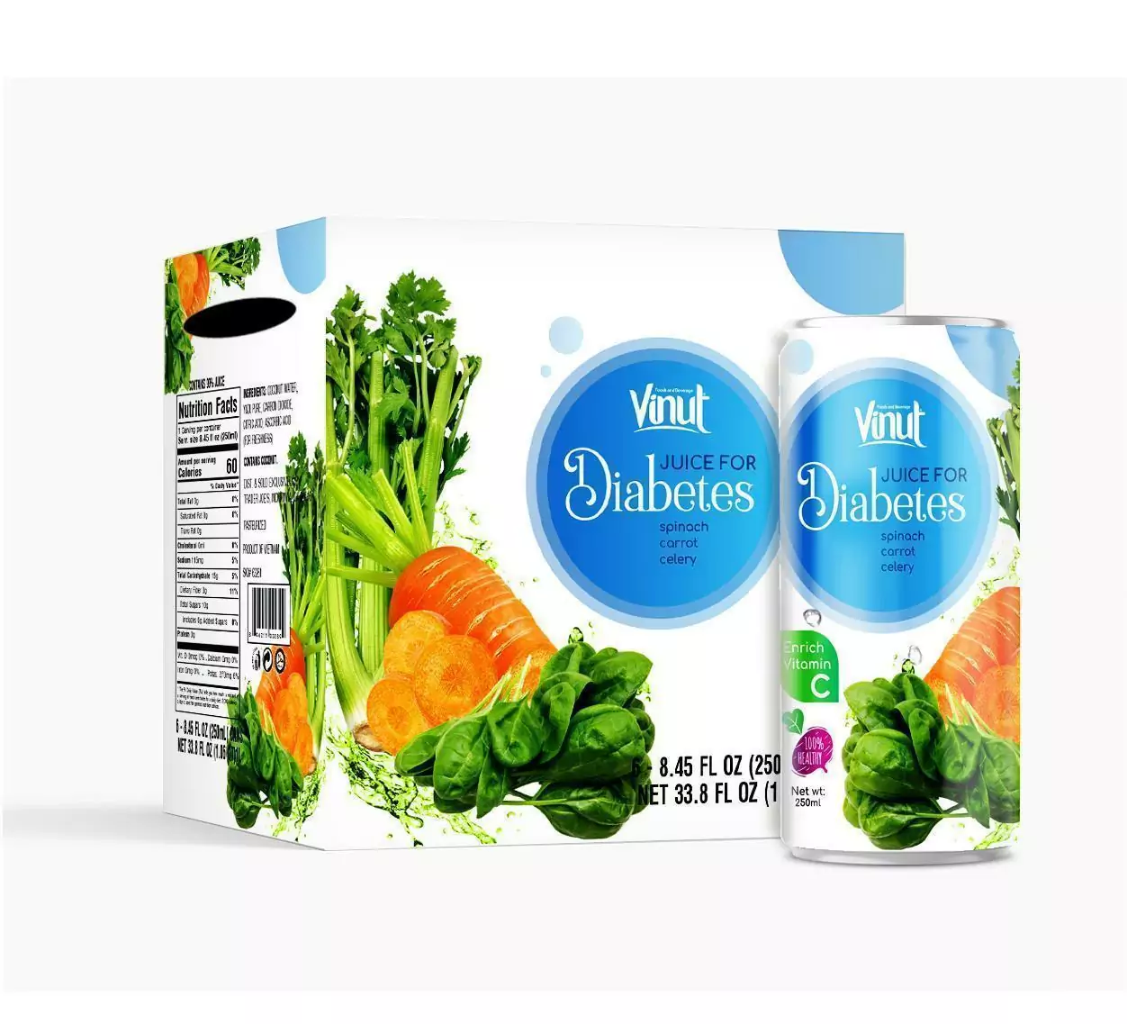 17 250ml VINUT Vegetable Juice for Eyes - Image 2