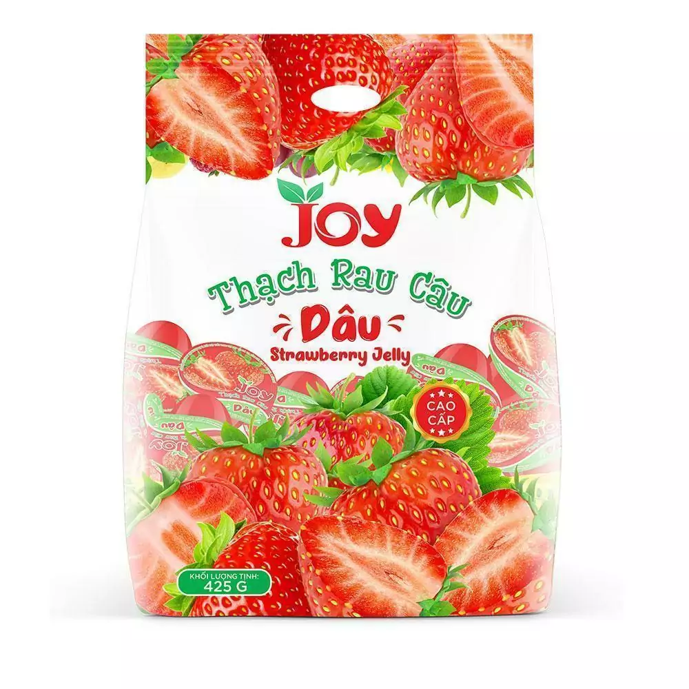 Bags 425G Joy Strawberry Jelly 25 Cups