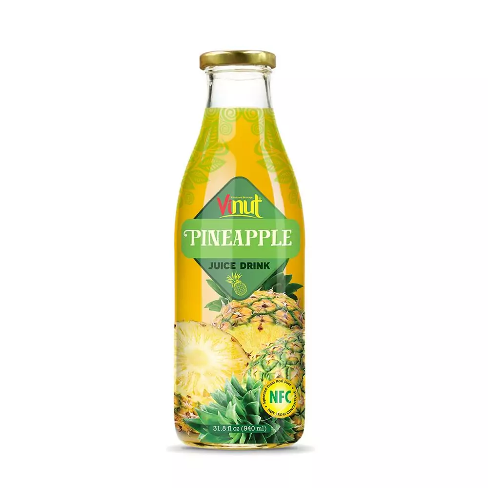 31.8 fl oz VINUT Bottle Pineapple Juice Drink