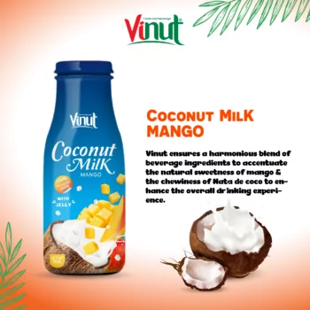 280ml VINUT bottle Premium Quality Coconut milk with Mango flavour