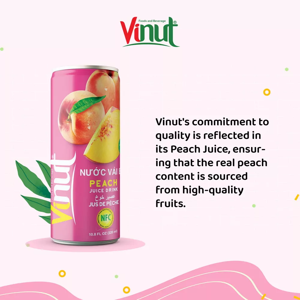 10.8 fl oz Vinut Peach Juice drink 30 Juice 3