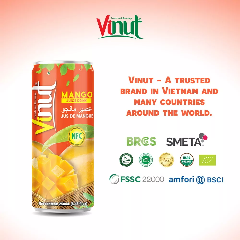250ml Vinut Mango Juice 30 juice 4
