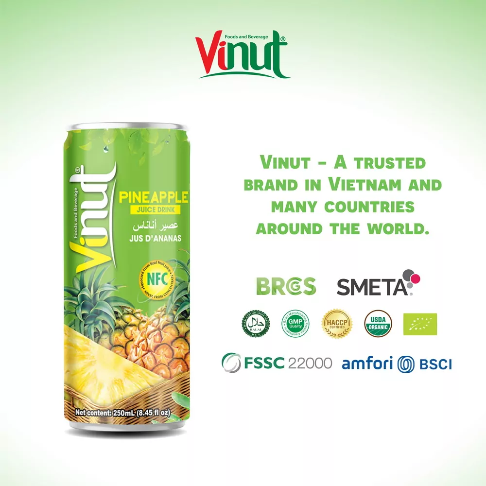 250ml Vinut Pineapple Juice 30 juice 4